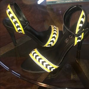 Aldo strappy sandal heels